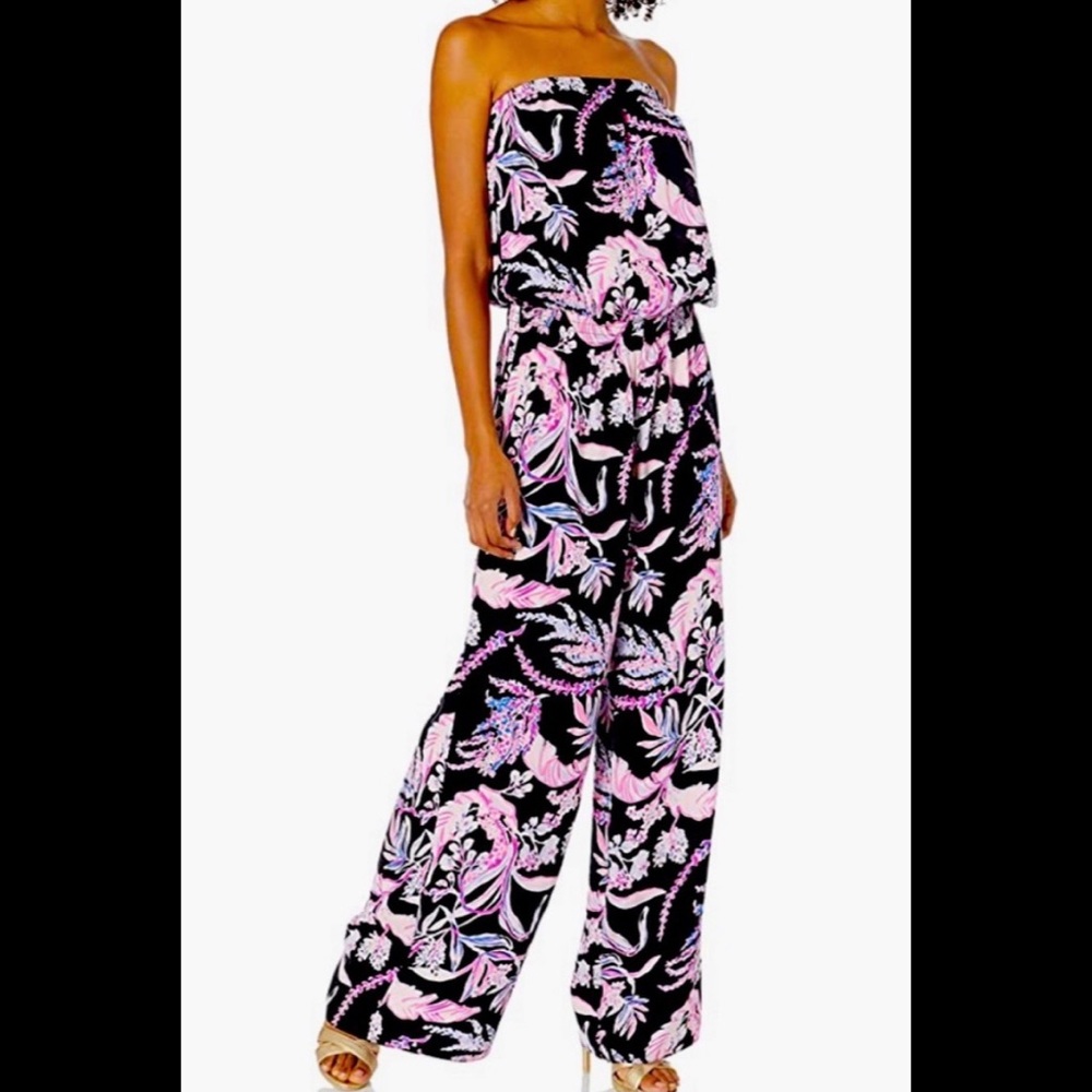 NWT Lilly Pulitzer PIM Jumpsuit In Onyx